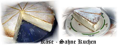 Käse - Sahne Kuchen